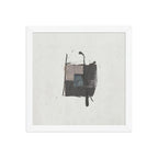 PRESS framed paper gloss — White, 12″×12″