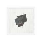 PURSE framed paper gloss — White, 12″×12″