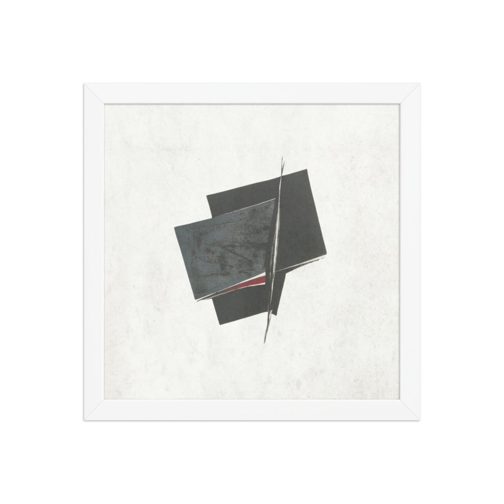 PURSE framed paper gloss — White, 12″×12″