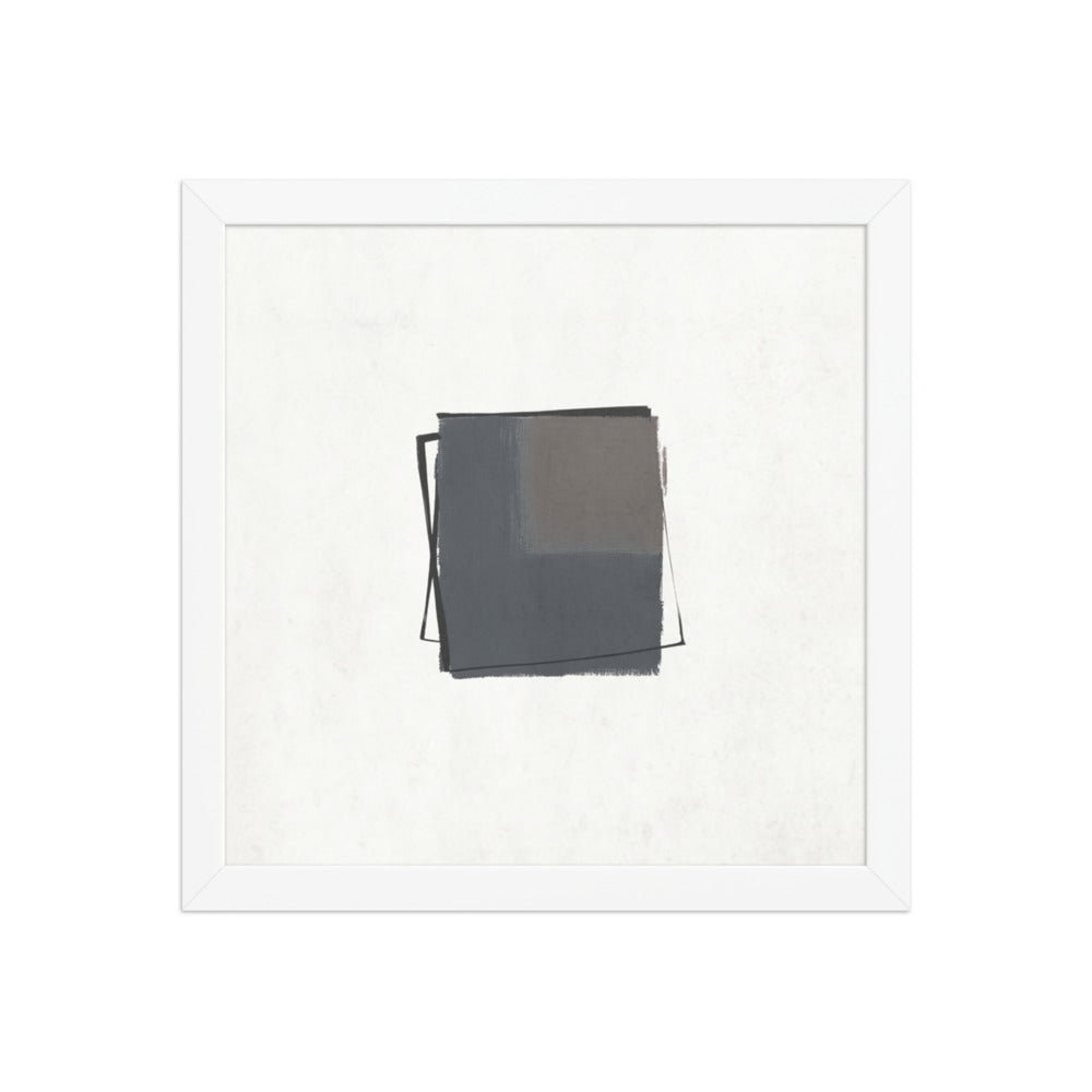 TUNA framed paper gloss — White, 12″×12″