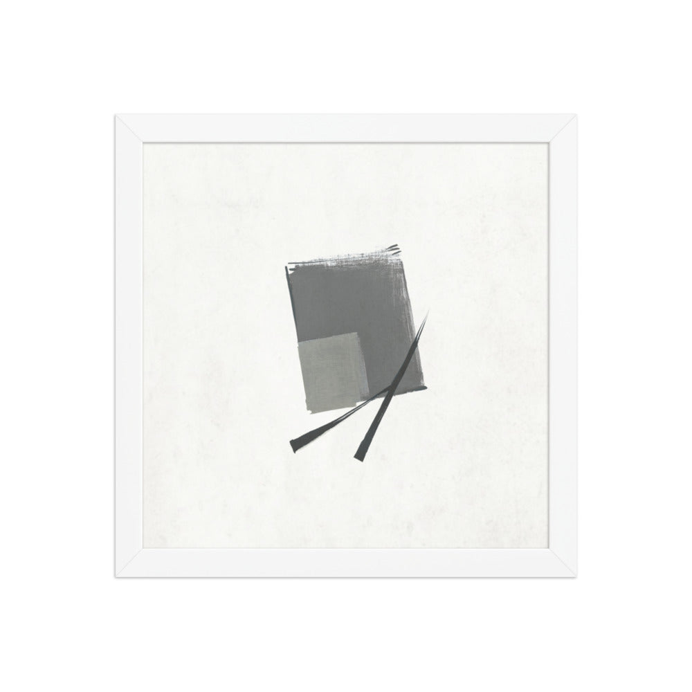 WASABI framed paper gloss — White, 12″×12″