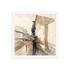 Border framed paper — White, 12″×12″