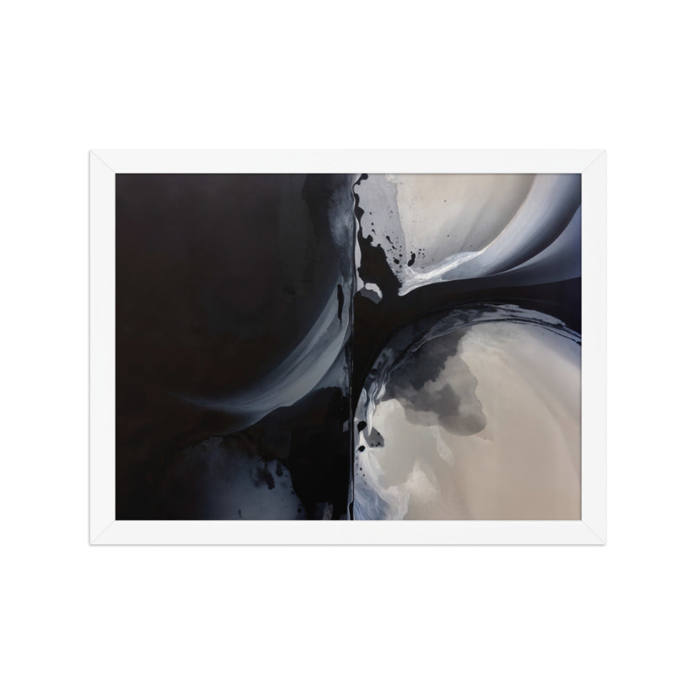 FUSION framed paper gloss — White, 12″×16″