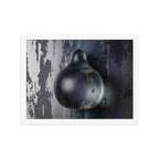 DROP — Framed Paper, White, 12×16