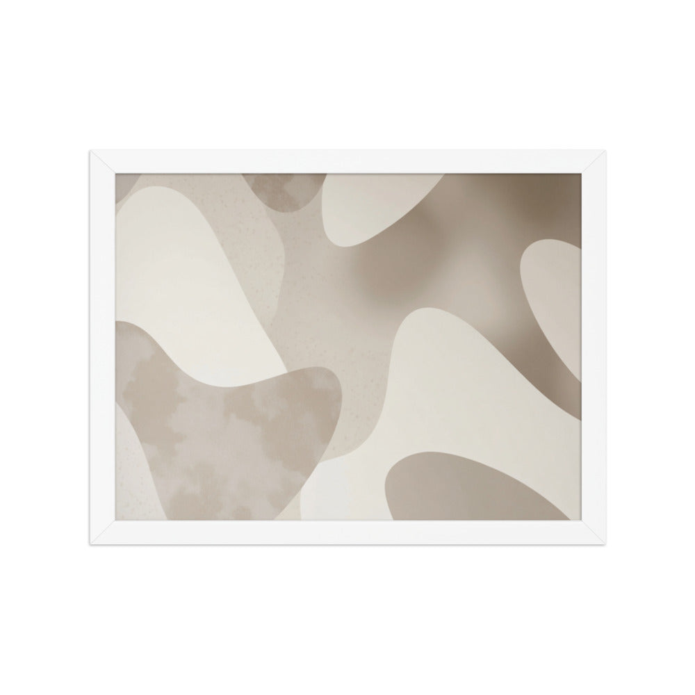 JACQUARD — Framed Paper, White, 12×16