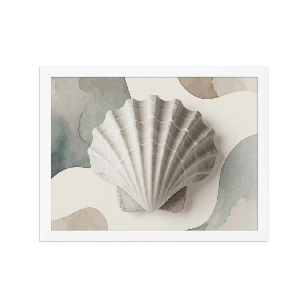CASTING — Framed Paper, White, 12×16