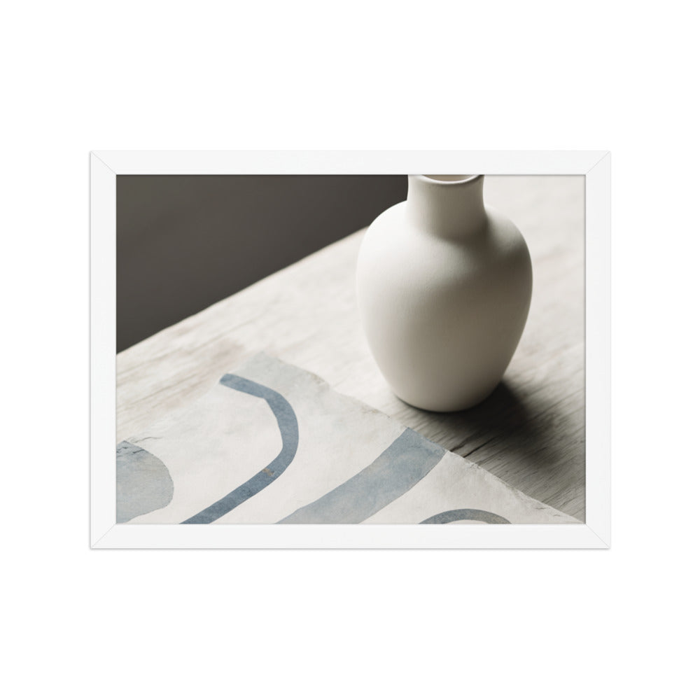 VESSEL — Framed Paper, White, 12×16