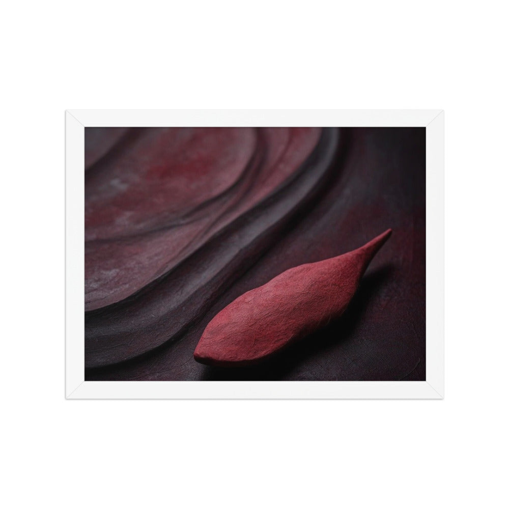 CASK — Framed Paper, White, 12×16