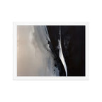 OXIDATION framed paper gloss — White, 12″×16″