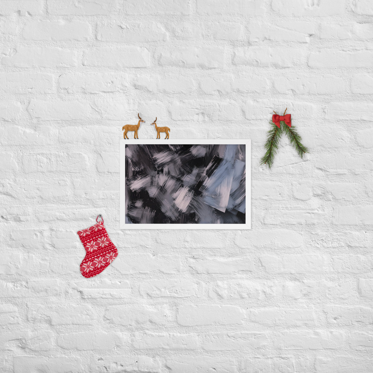 MB CANVAS ABSTRACT WALL ART PRODUCT MOCKUP