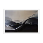 DIFFUSION framed paper gloss — White, 12″×18″