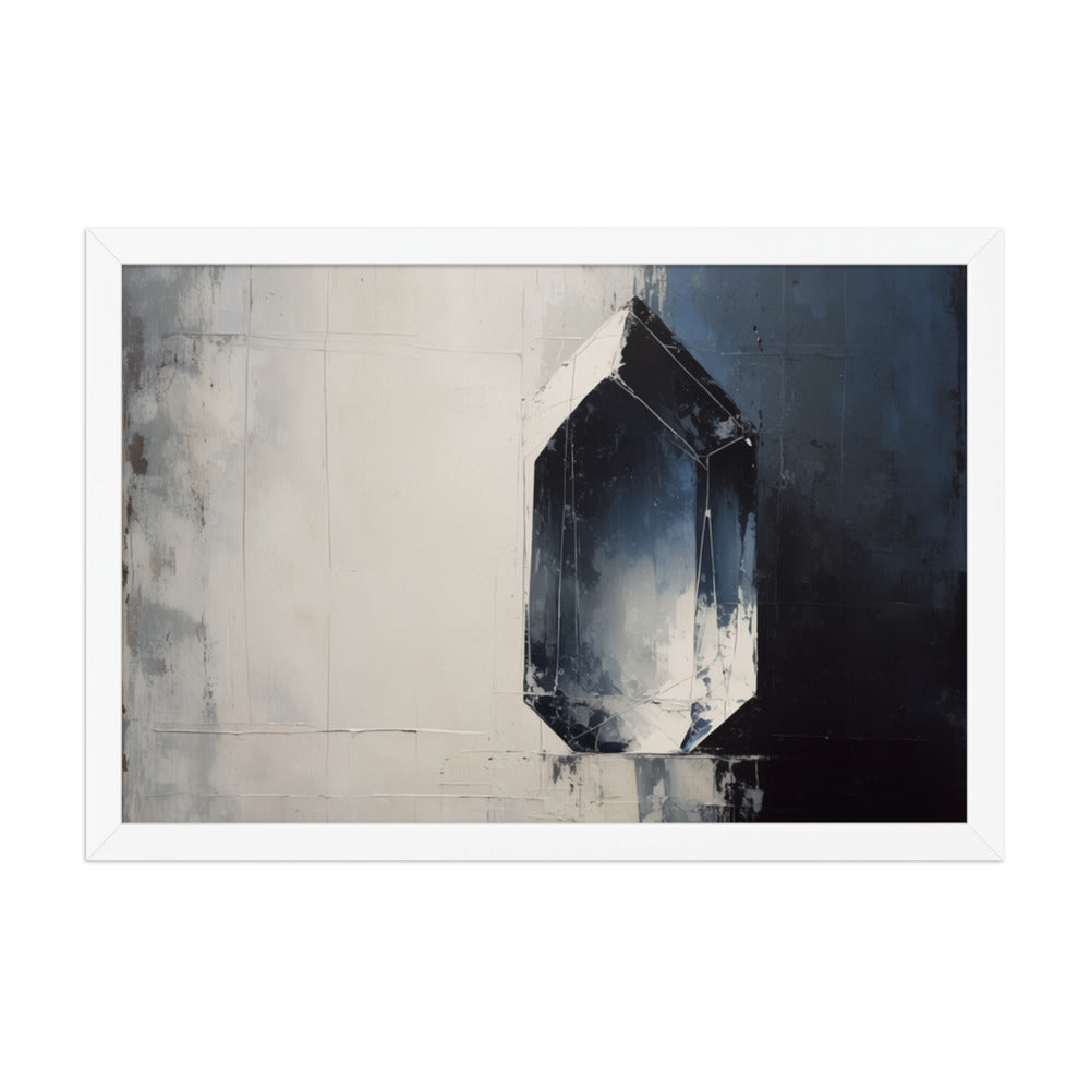CHIP — Framed Paper, White, 12×18