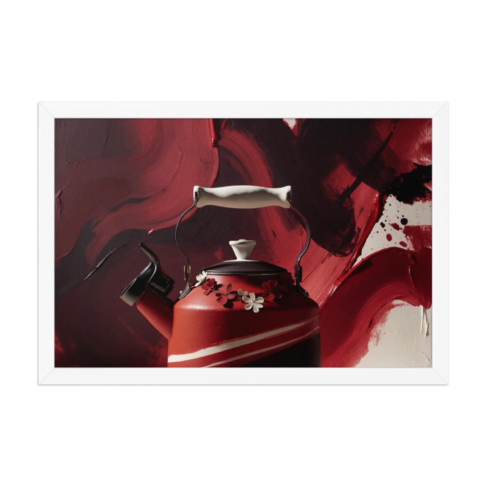 CARAFE — Framed Paper, White, 12×18