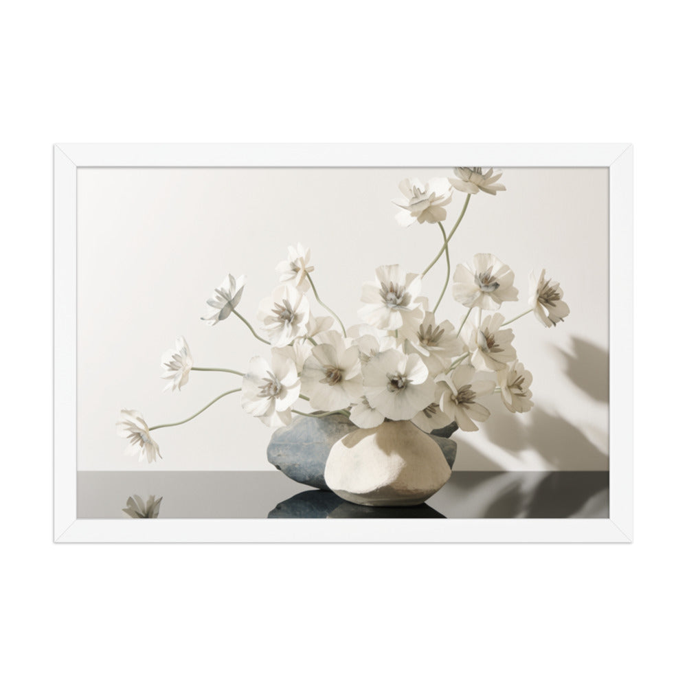 ALDER — Framed Paper, White, 12×18