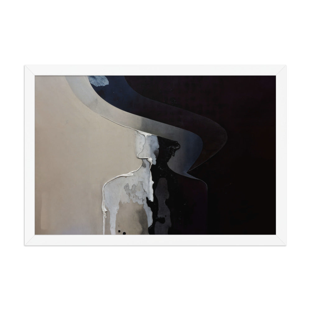 PASSIVATION framed paper gloss — White, 12″×18″