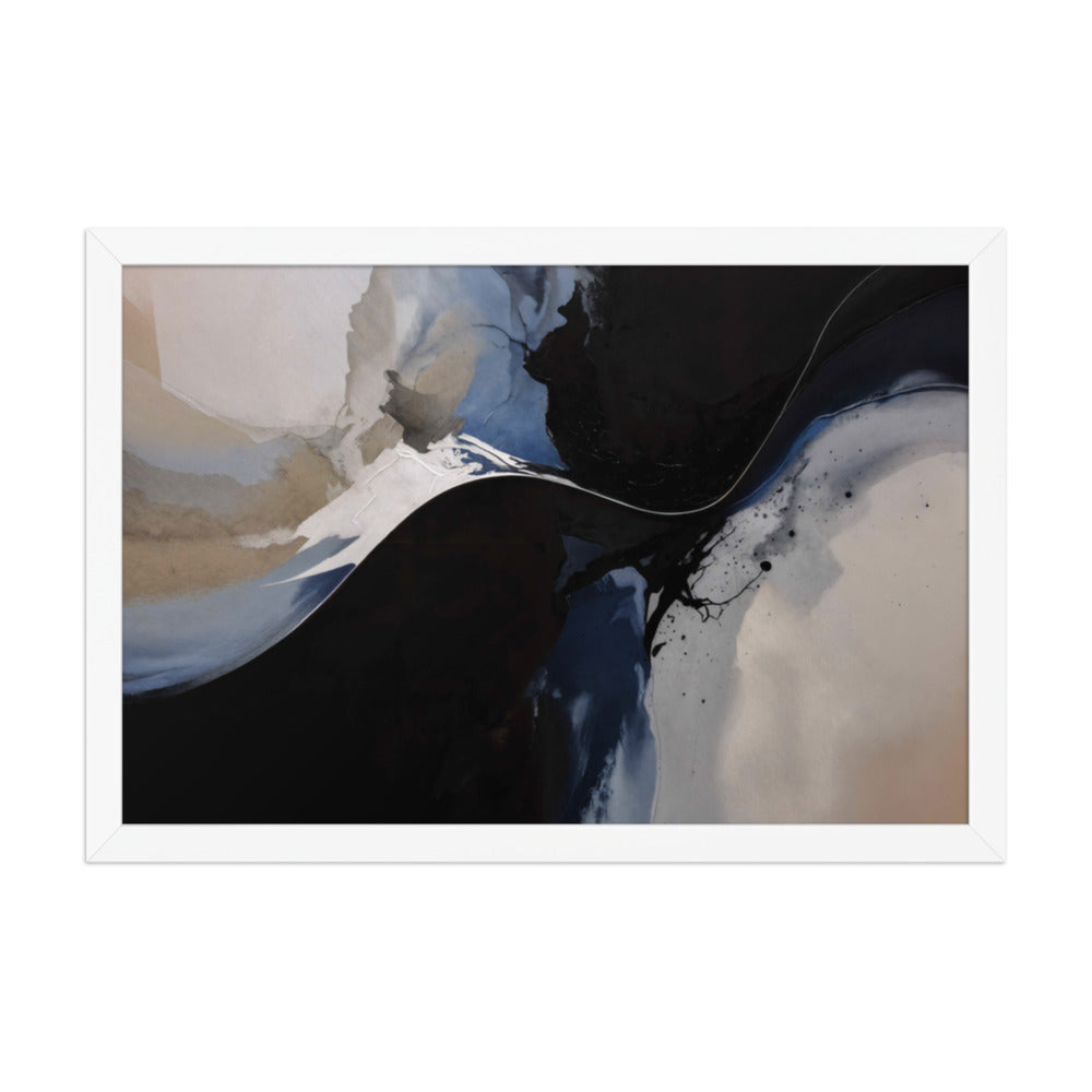 REDUCTION framed paper gloss — White, 12″×18″