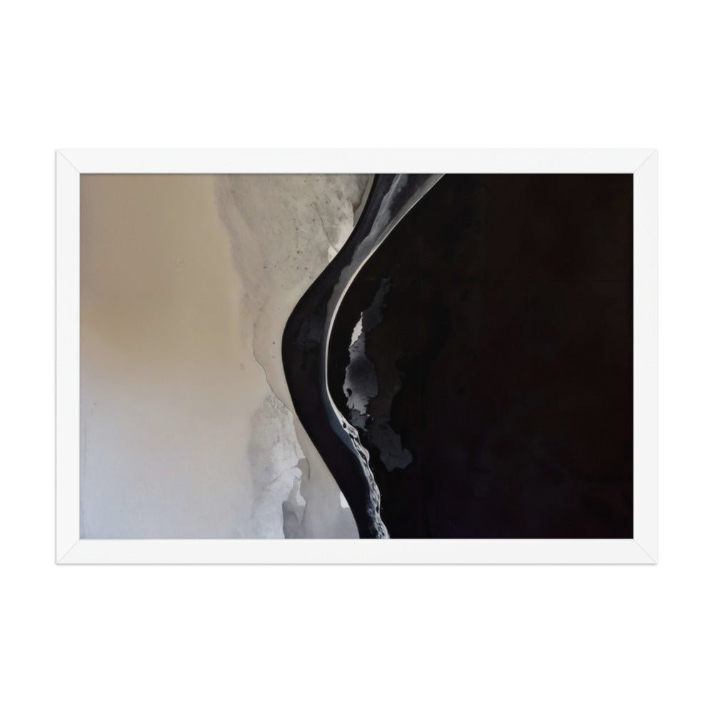 SUBLIMATION framed paper gloss — White, 12″×18″