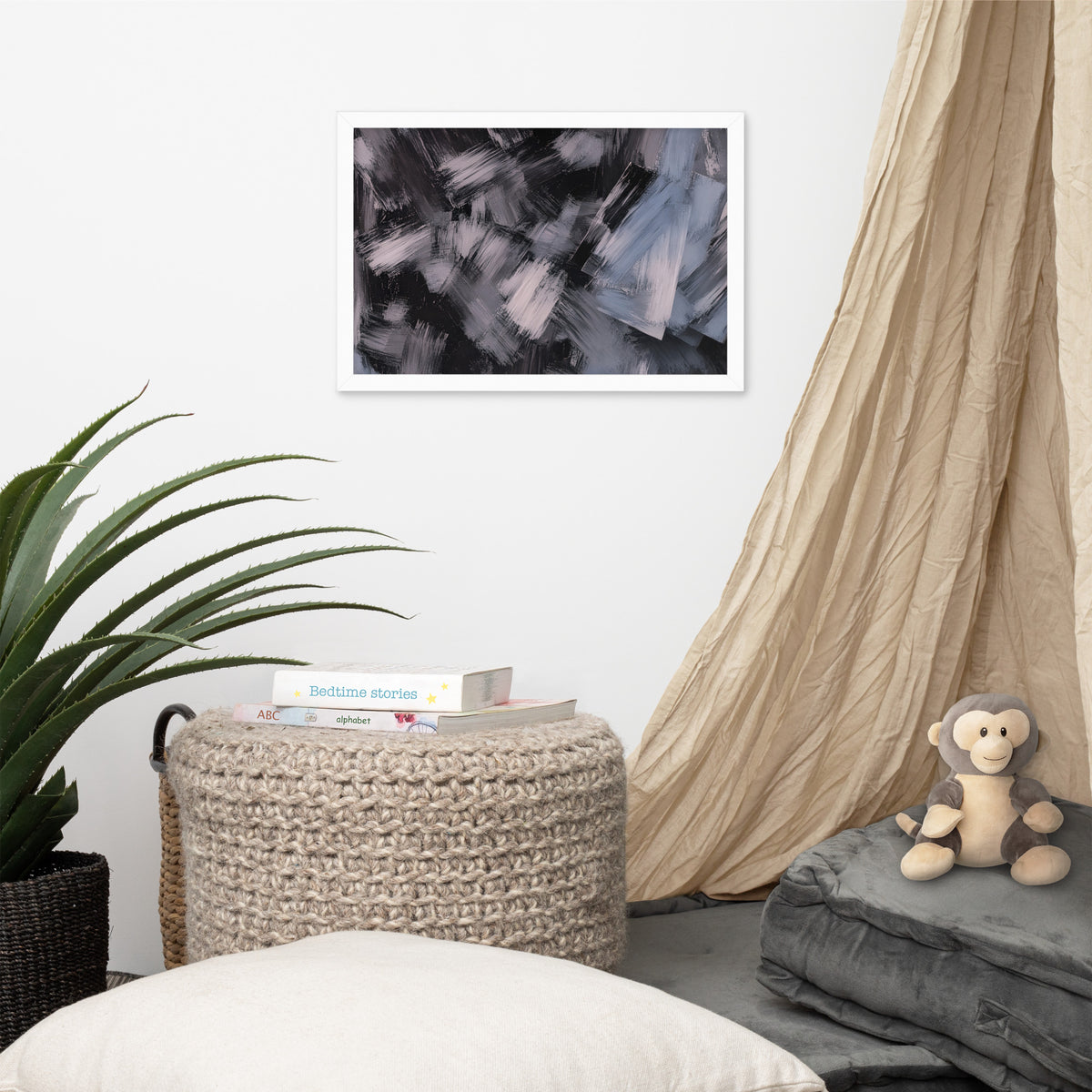 MB CANVAS ABSTRACT WALL ART PRODUCT MOCKUP