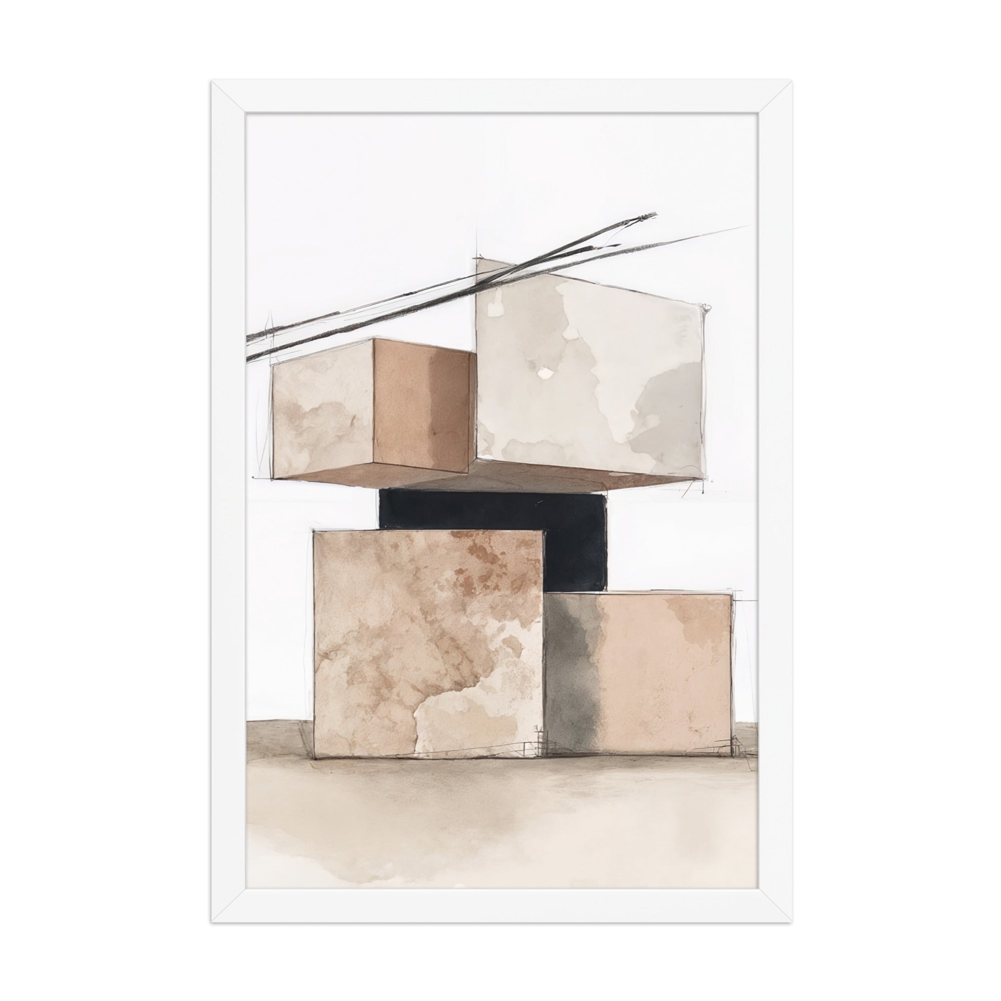 MB CANVAS ABSTRACT WALL ART PRODUCT MOCKUP