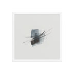 Alder framed paper gloss — White, 16″×16″
