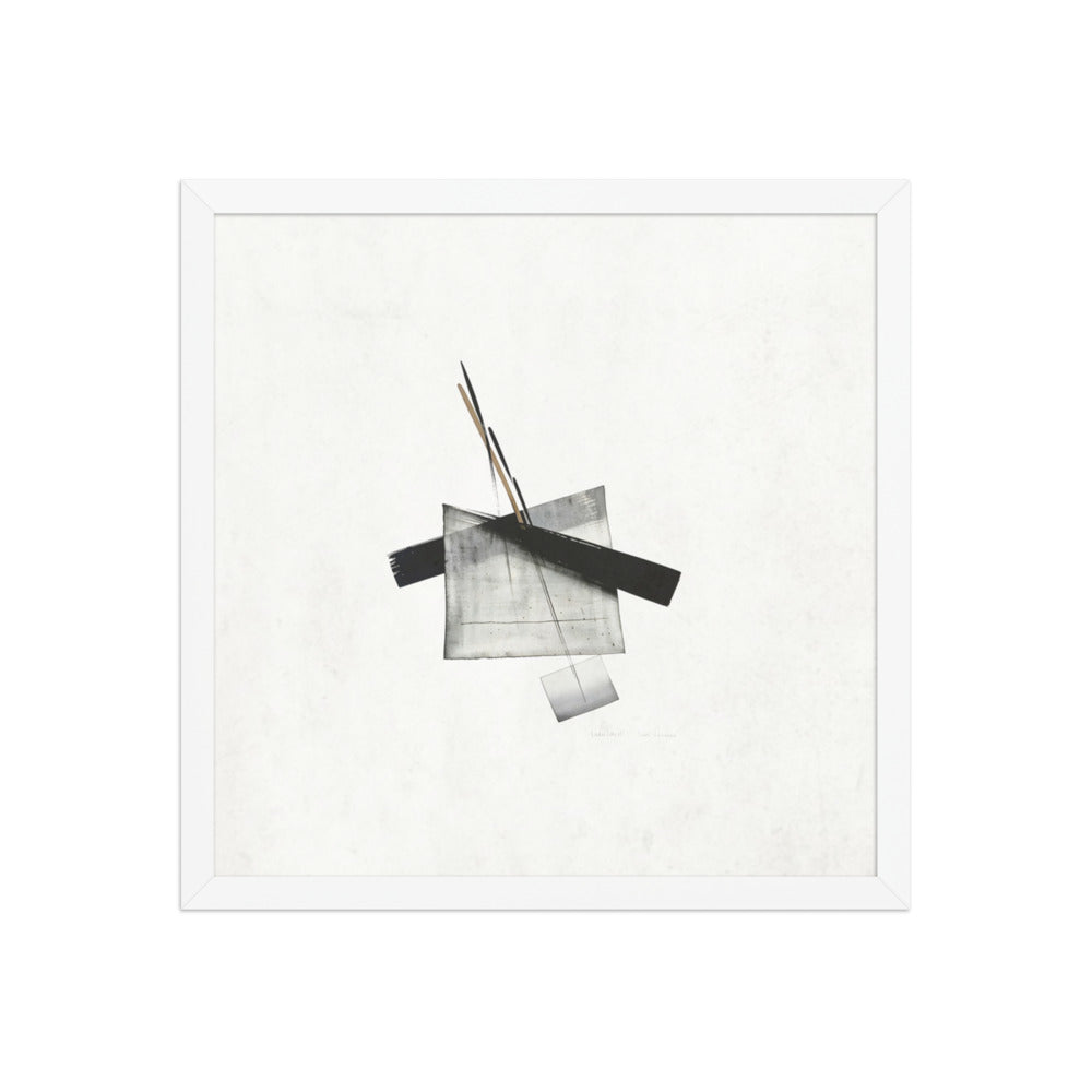 APEX framed paper gloss — White, 16″×16″