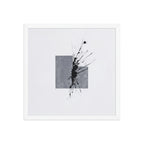 ATLAS framed paper gloss — White, 16″×16″