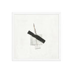 BASE framed paper gloss — White, 16″×16″