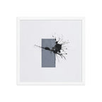 COLOSSUS framed paper gloss — White, 16″×16″