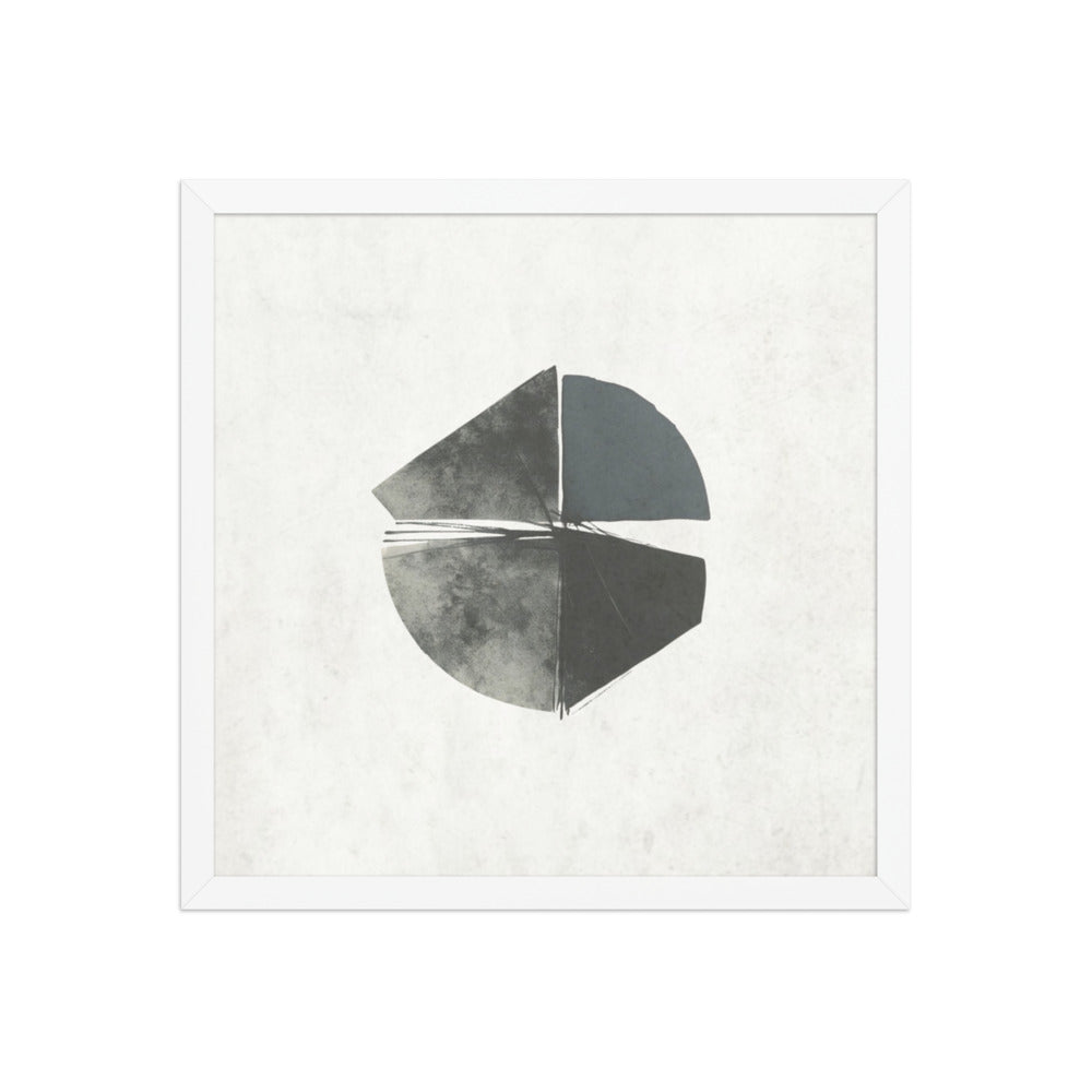COVER framed paper gloss — White, 16″×16″