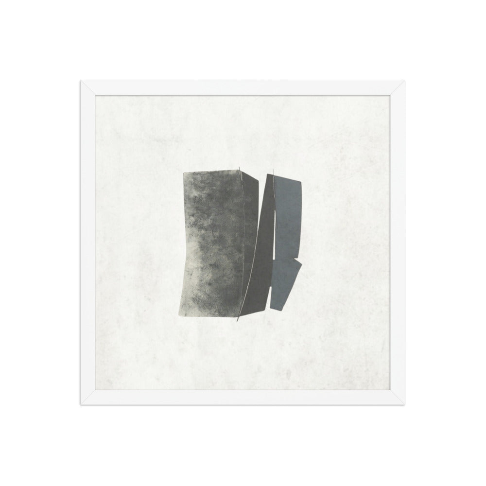 FOLD framed paper gloss — White, 16″×16″