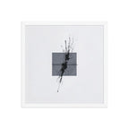 GOLIATH framed paper gloss — White, 16″×16″