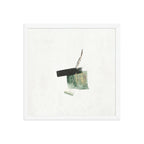 LINER framed paper gloss — White, 16″×16″