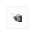 LOOM framed paper gloss — White, 16″×16″