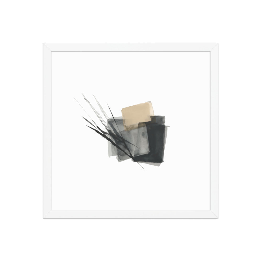 LOOM framed paper gloss — White, 16″×16″