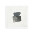 NO. 5 framed paper gloss — White, 16″×16″