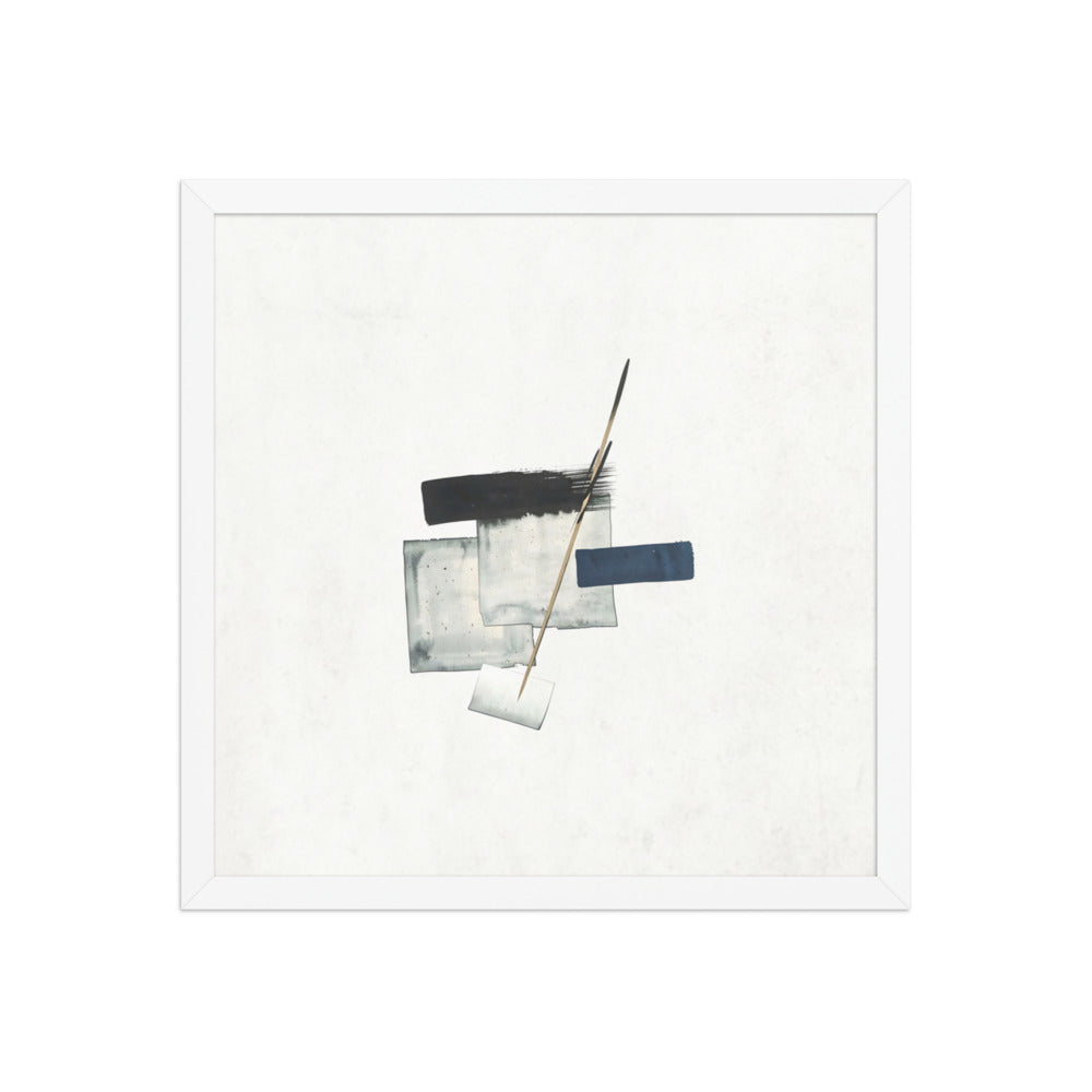 RELAY framed paper gloss — White, 16″×16″