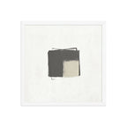 SOY framed paper gloss — White, 16″×16″