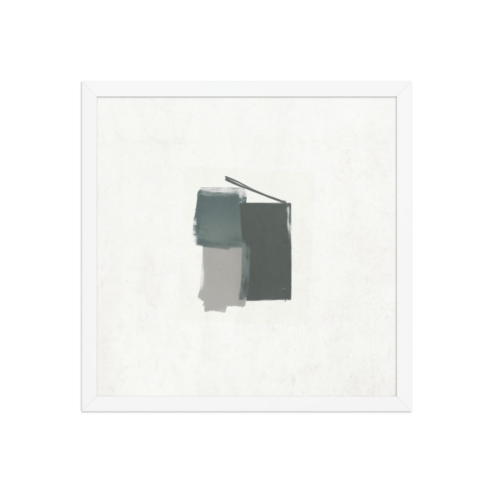 SUSHI framed paper gloss — White, 16″×16″
