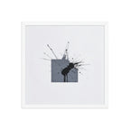 TITAN framed paper gloss — White, 16″×16″