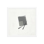 WASABI framed paper gloss — White, 16″×16″