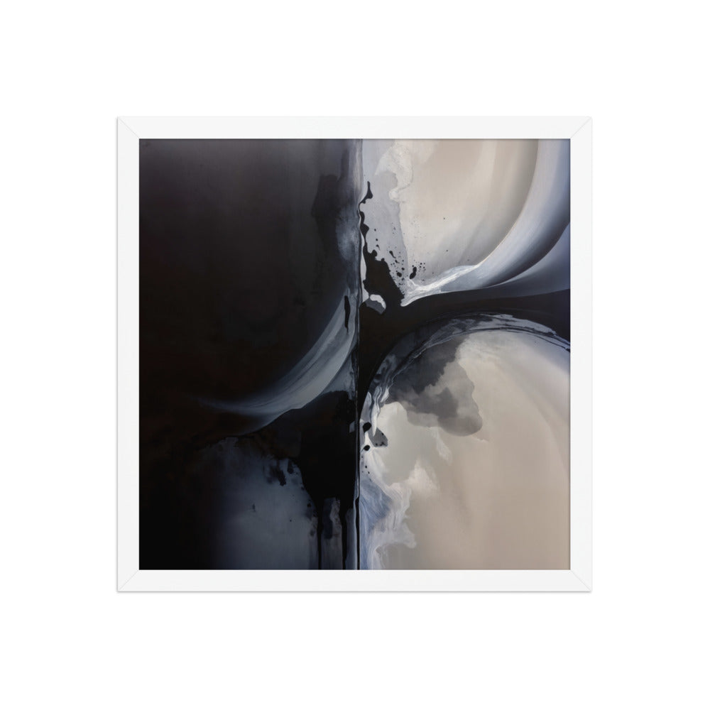 FUSION framed paper gloss — White, 16″×16″