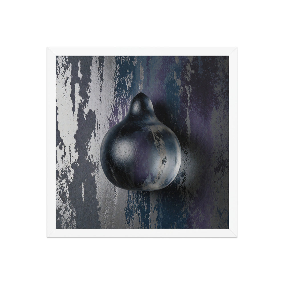 DROP — Framed Paper, White, 16×16