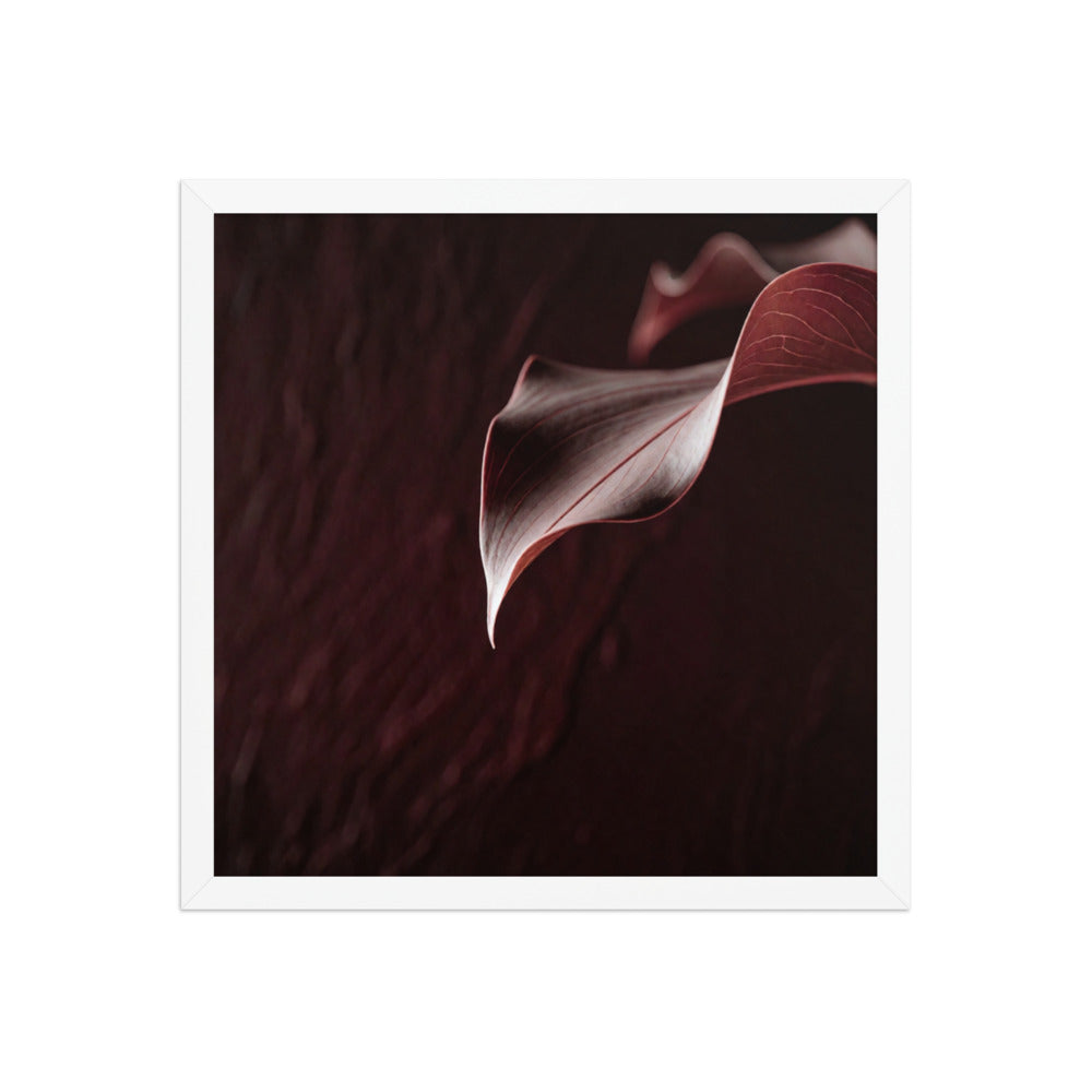 CRU — Framed Paper, White, 16×16