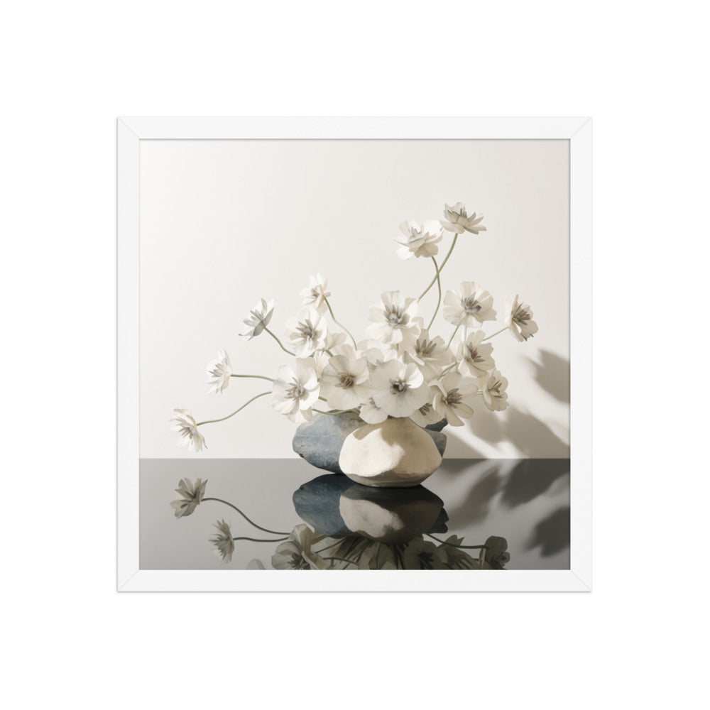 ALDER — Framed Paper, White, 16×16