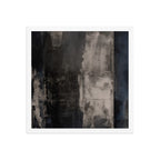 BARRIER — Framed Paper, White, 16×16