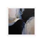 REDUCTION framed paper gloss — White, 16″×16″