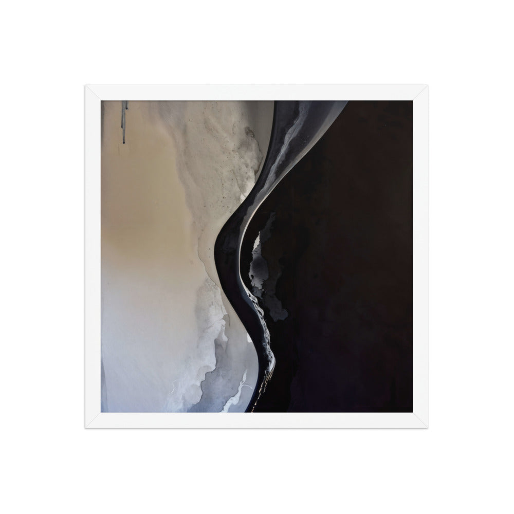 SUBLIMATION framed paper gloss — White, 16″×16″