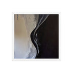 SUBLIMATION framed paper gloss — White, 16″×16″
