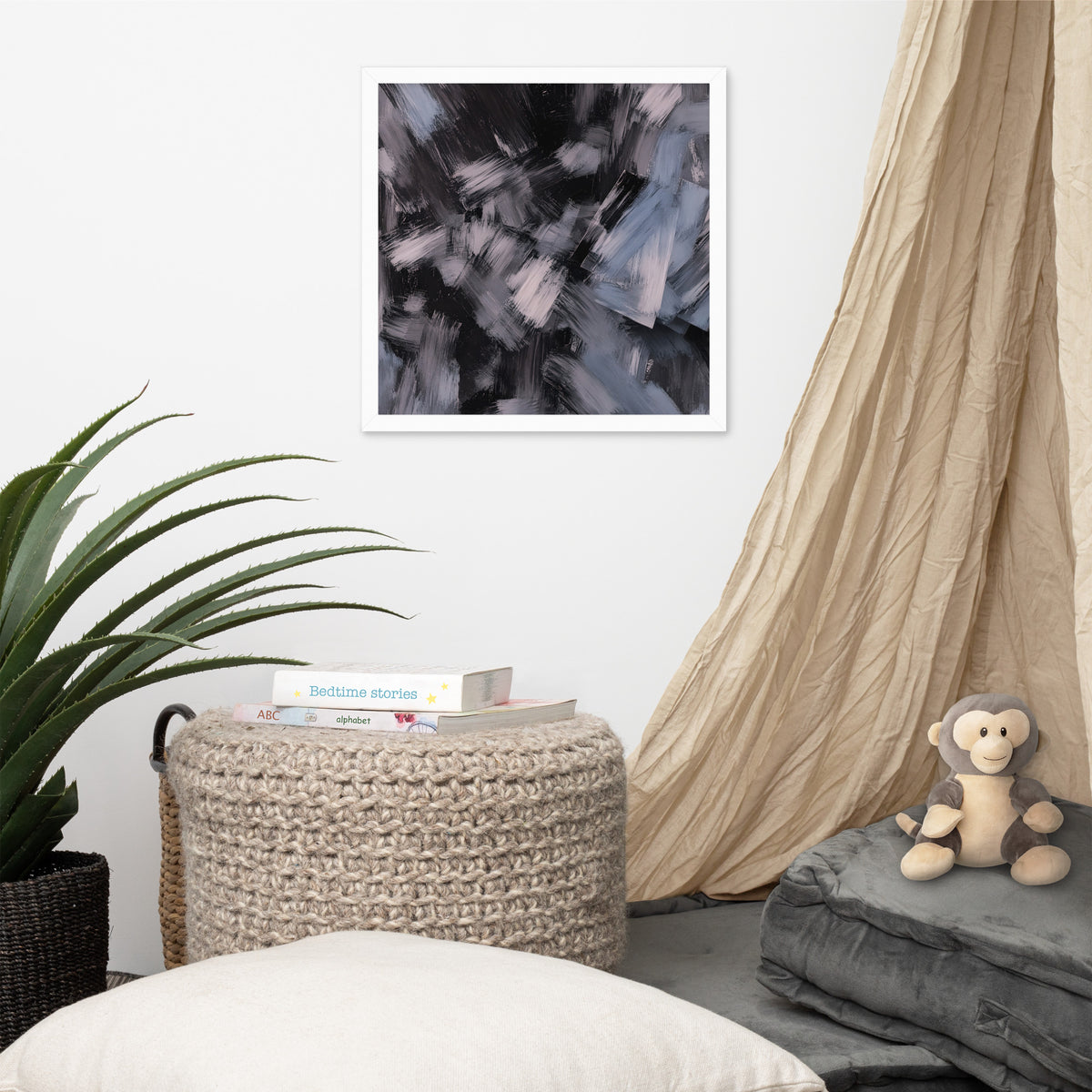 MB CANVAS ABSTRACT WALL ART PRODUCT MOCKUP