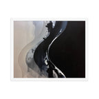 CATALYSIS framed paper gloss — White, 16″×20″